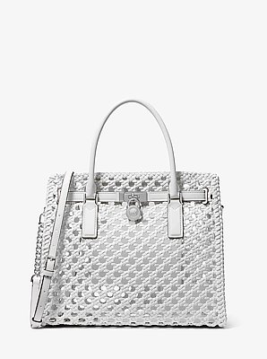 Hamilton Moderne Large Hand-Woven Satchel