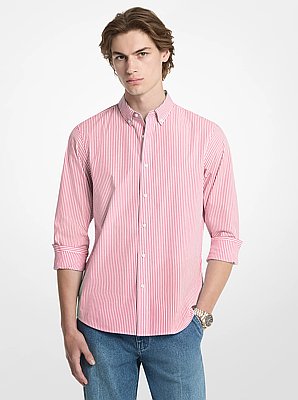 Striped Stretch Cotton Shirt