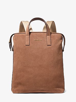 Nicholas Suede Convertible Backpack