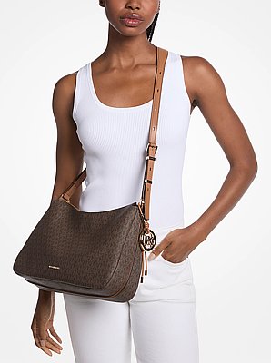 Nolita Medium Signature Logo Shoulder Bag