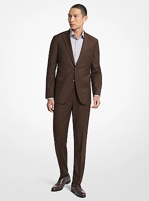 Glen Check Wool Blend Blazer