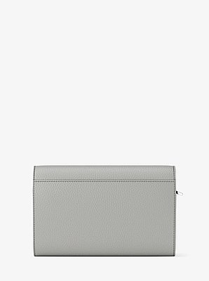 Jet Set Large Pebbled Leather Wallet