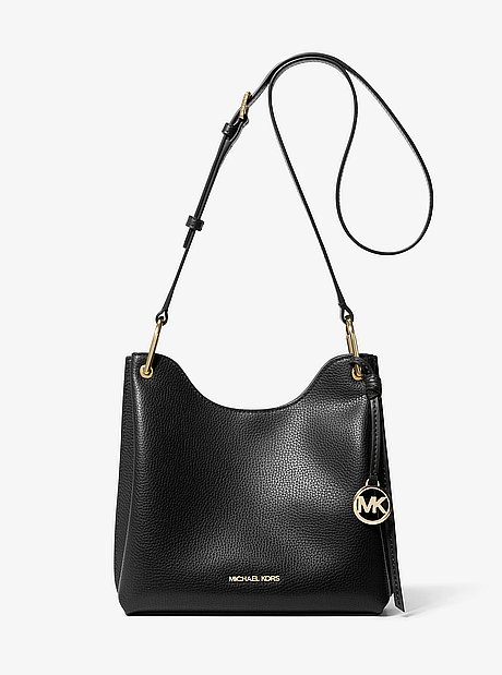Weiche Messenger-Tasche Joan Large aus gekrispeltem Leder