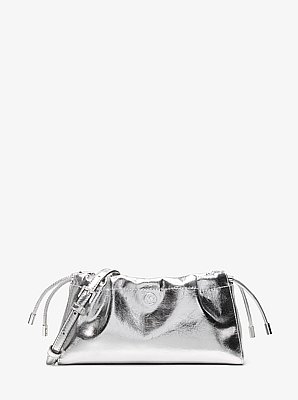 Matilda Small Metallic Cinched Crossbody Bag