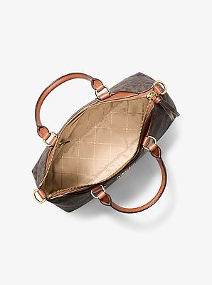 Austen Medium Signature Logo Satchel