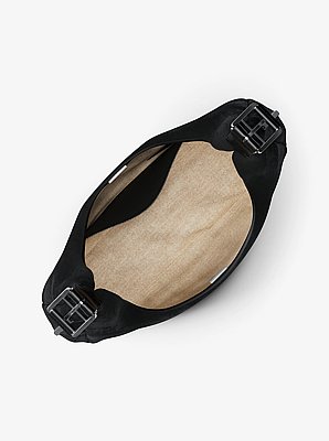 Nolita Large Nubuck Hobo Shoulder Bag