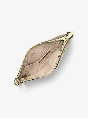 Jet Set Small Metallic Wristlet