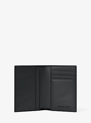 Tarjetero Hudson tipo folio con logotipo exclusivo