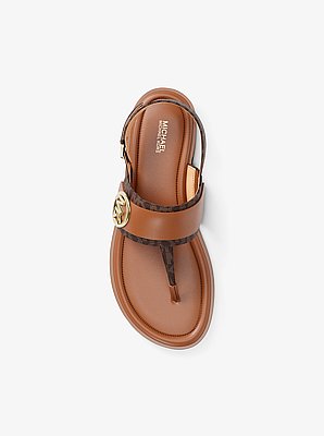 Carmen Signature Logo Thong Sandal