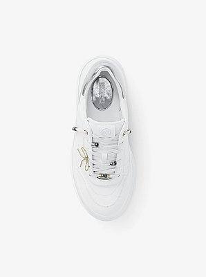 Hayes Embellished Leather Platform Sneaker