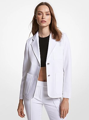 Stretch Crepe Blazer