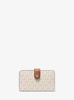 Jet Set Travel Medium Signature Logo Billfold Wallet