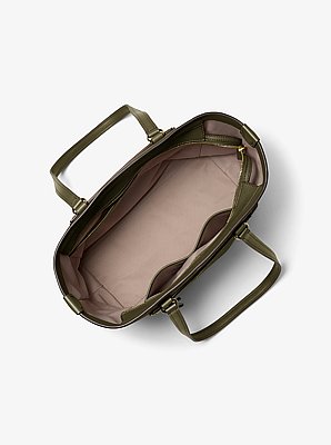 Jet Set Travel Medium Pebbled Leather Tote Bag
