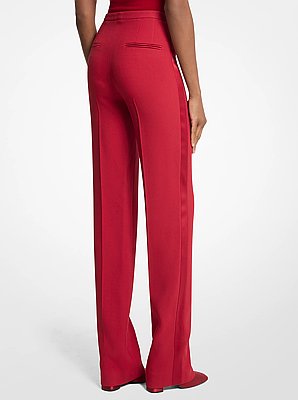 Pantal&oacute;n de esmoquin Agyness en crep&eacute; sabl&eacute; doble