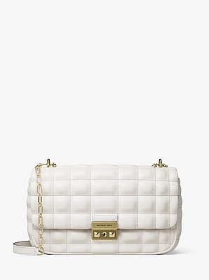 Tribeca Large Quilted Leather Shoulder Bag