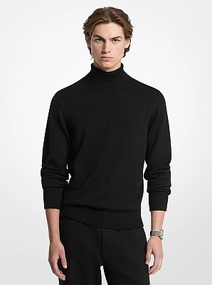 Merino Wool Turtleneck Sweater