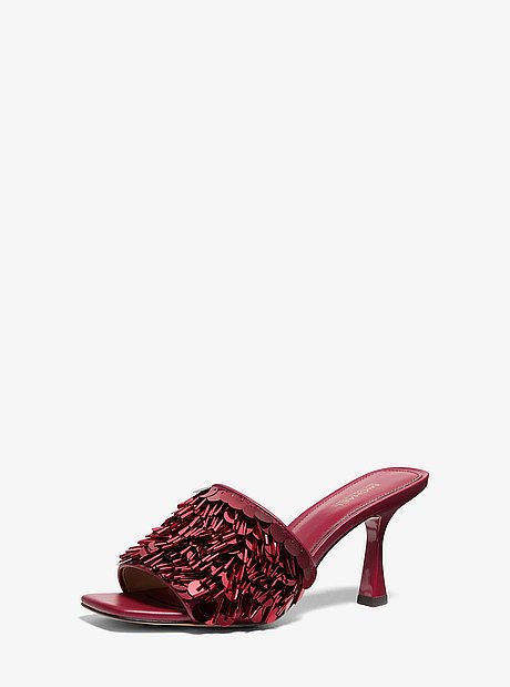 Tessa Sequin Embellished Mule