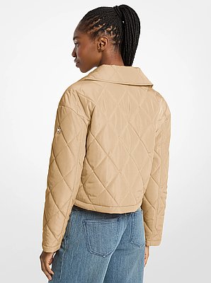 Cropped Quilted Jacket