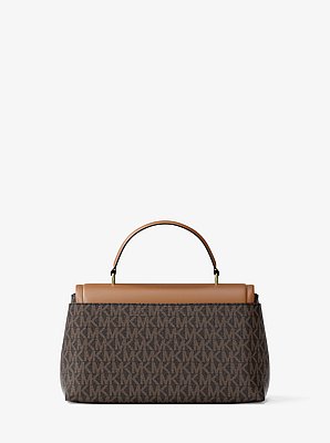 Henkeltasche Tribeca Extra-Small mit Signature-Logomuster