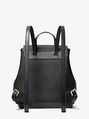 Mochila Harrison mediana de piel saffiano