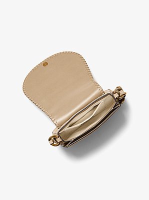 Josie Medium Whipstitched Suede Saddle Bag