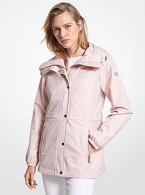 Logo Print Woven Anorak