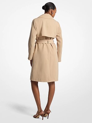 Cotton Blend Trench Coat