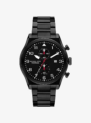 Oversized Panorama Black-Tone Watch