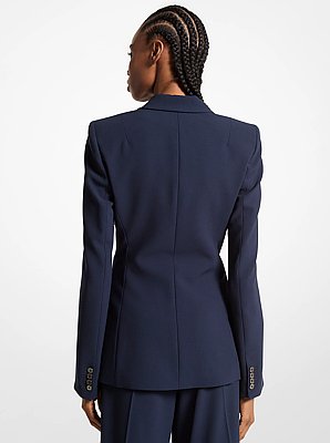Georgina Wool Serge Double Breasted Blazer