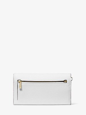 Jet Set Medium Pebbled Leather Smartphone Wristlet