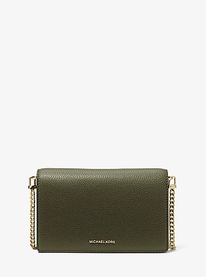 Jet Set Medium Pebbled Leather Crossbody Bag