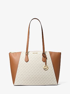 Lorita Large Signature Logo Tote Bag