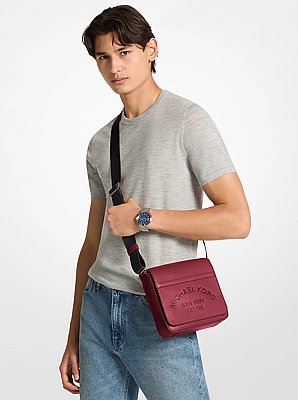 Bolso cruzado Cooper de piel granulada