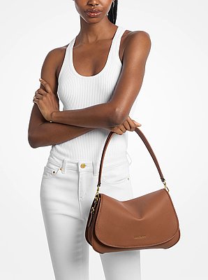Holmes Medium Pebbled Leather Convertible Messenger Bag