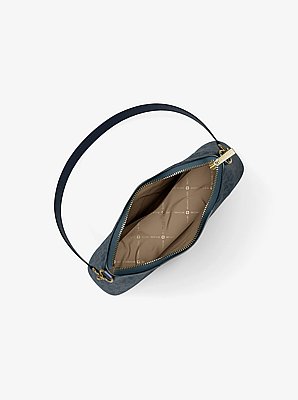 Wandelbare Umh&auml;ngetasche Sienna Medium mit Signature-Logomuster