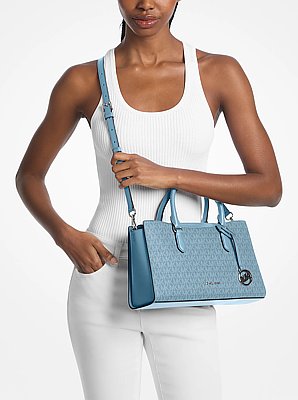 Arden Medium Top-Zip Satchel
