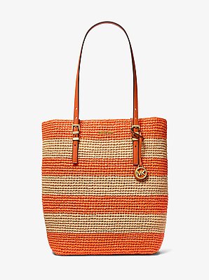 Quinn Large Hand-Crocheted Straw Tote Bag