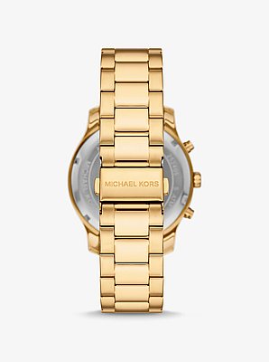 Reloj Berkley oversize en tono dorado