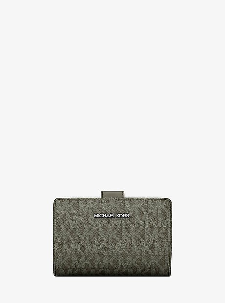 Jet Set Travel Medium Signature Logo Wallet