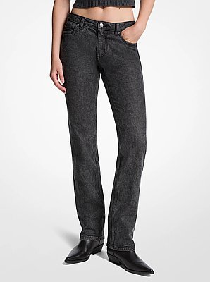 Jean cigarette en denim extensible