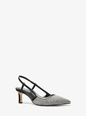 Zapato de sal&oacute;n Alora con adornos y tal&oacute;n descubierto