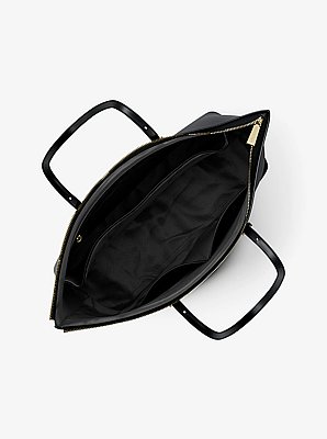 Quinn Large Pebbled Leather Tote Bag