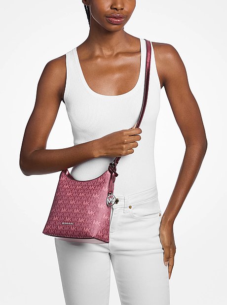 Maya Small Signature Logo Crossbody Bag