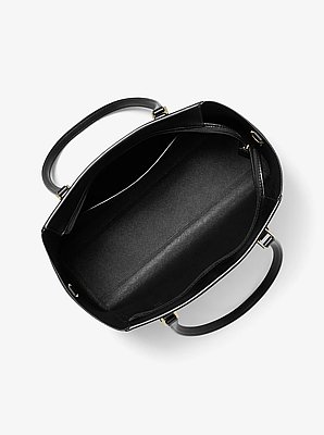 Bolso tote Charlotte grande 3 en 1 de piel saffiano