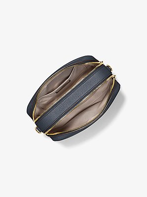 Bryant Medium Pebbled Leather Camera Crossbody Bag