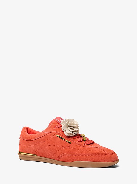 Nolan Embellished Suede Sneaker