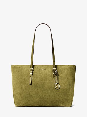 Quinn Large Suede Tote Bag