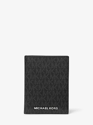 Jet Set Travel Medium Signature Logo Passport Case
