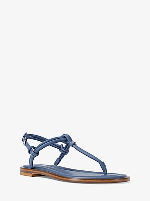 Sandale Astra en cuir &agrave; bride en T