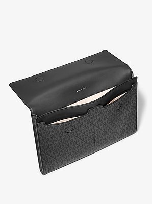 Pochette pour ordinateur portable Jet Set &agrave; logo Signature